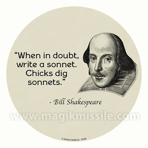 Shakespeare Decal
