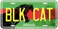 BLK CAT license plate