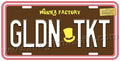 GLDN TKT license plate