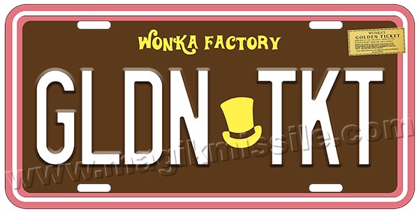 GLDN TKT license plate