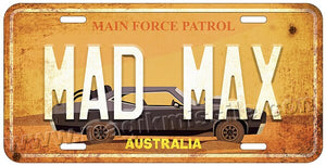MAD MAX license plate