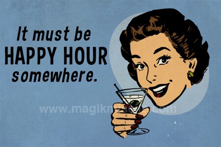 Happy Hour Magnet