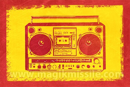 Boombox Magnet