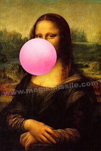 Mona Lisa Bubble magnet