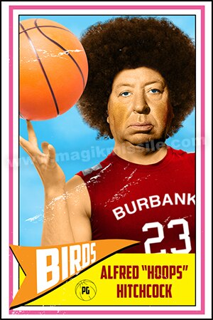 Hoops Hitchcock magnet