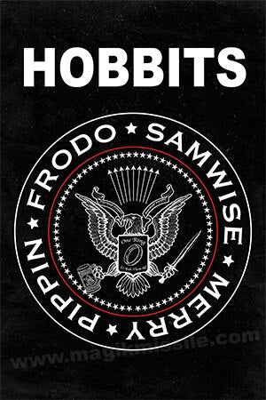 Hobbits Logo magnet