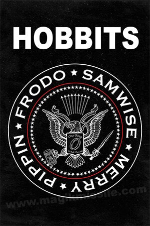 Hobbits Logo magnet – Magik Missile