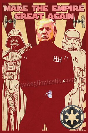 Emperor Trump magnet