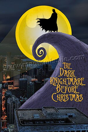 Dark Knightmare Before Christmas magnet