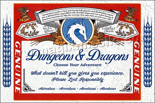 D&D Beer Label