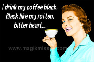 Black Coffee Magnet