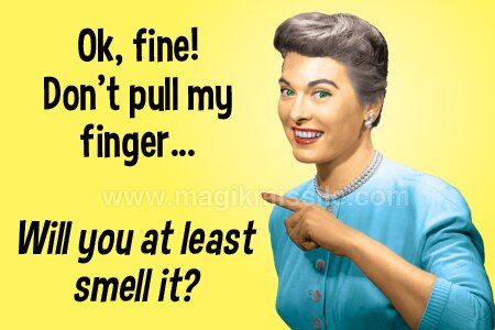 Pull My Finger Magnet