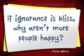 Ignorance Is Bliss? Magnet