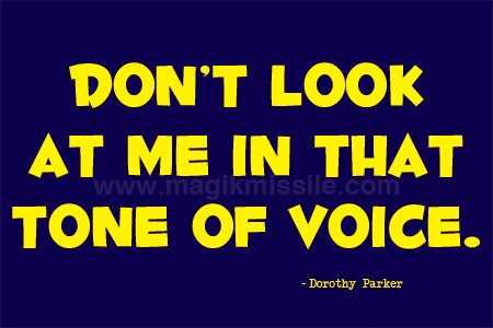 Tone Of Voice Magnet