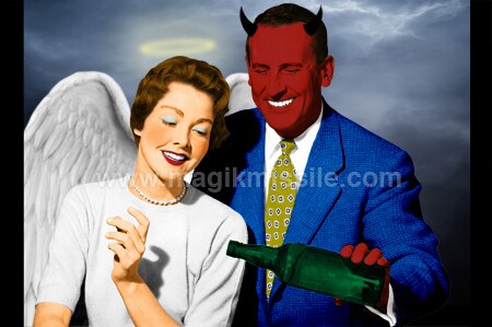 Angel and Devil Magnet