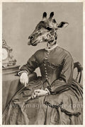 Giraffe Lady Magnet