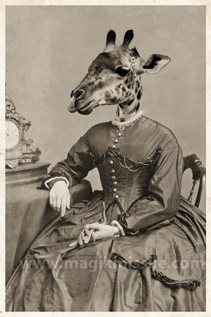 Giraffe Lady Magnet