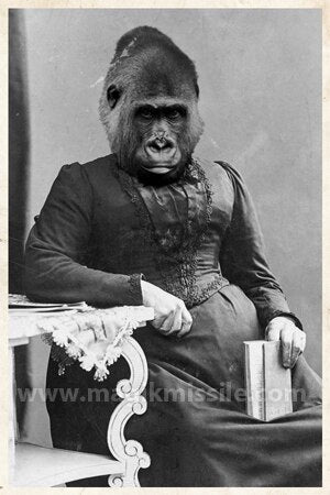 Gorilla Granny Magnet