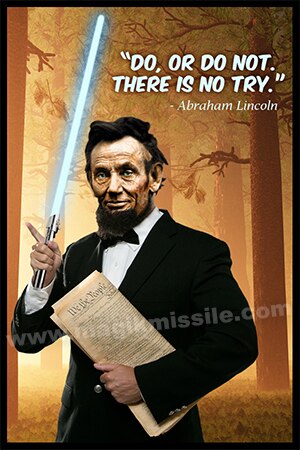 Jedi Lincoln magnet