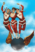 Flying Acrobats Magnet