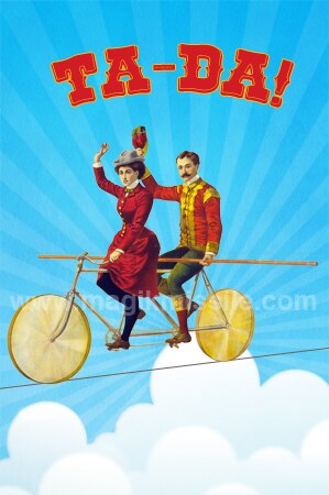 Highwire Bicycle Magnet