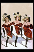 Dancing Girls Magnet
