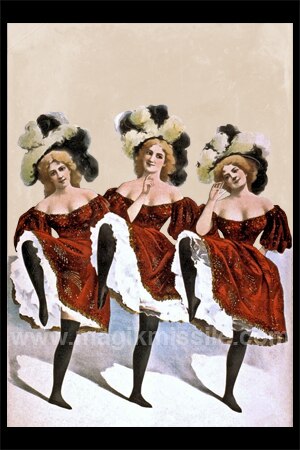 Dancing Girls Magnet