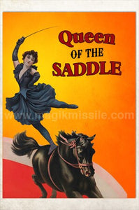 Queen of the Saddle Magnet