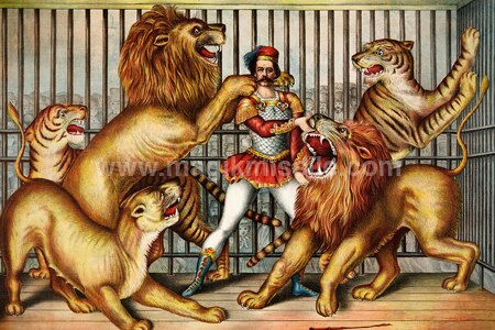 Lion Tamer Magnet