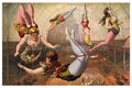 Trapeze Act Magnet