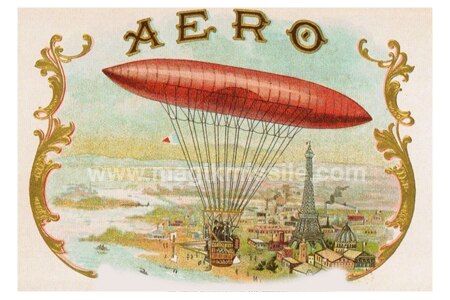 French Aero Ship Magnet