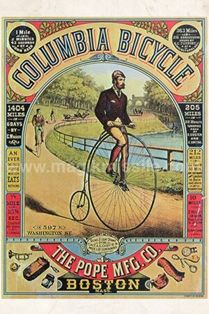 Columbia Bicycles Magnet