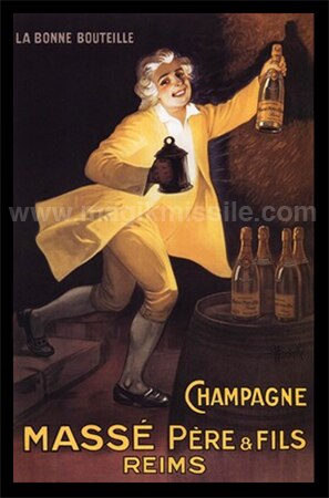 Champagne Run Magnet