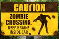 Zombie Crossing Magnet