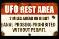 UFO Rest Area Magnet