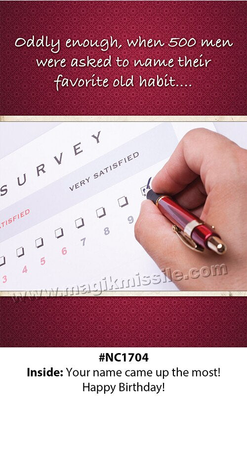 NC1704 - Adult Birthday Card