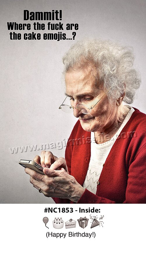 NC1853 - Adult Birthday Card