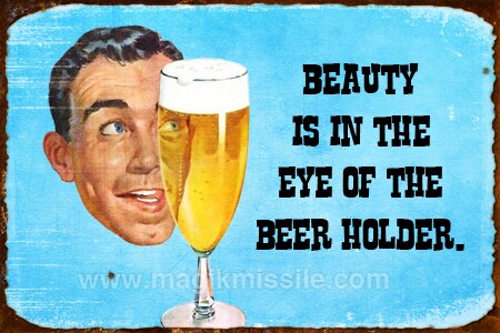 Beer Holder Sign