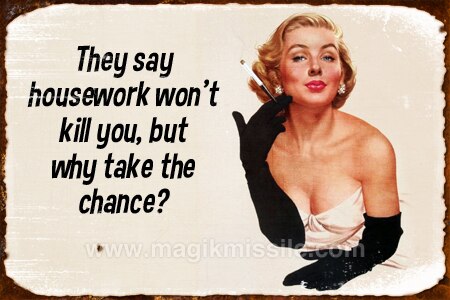 Housework Sign