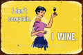 I Wine Sign