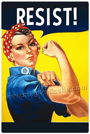 RESIST! sign