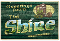 Greeting from The Shire sign