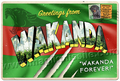 Greetings from Wakanda sign