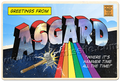 Greetings from Asgard sign