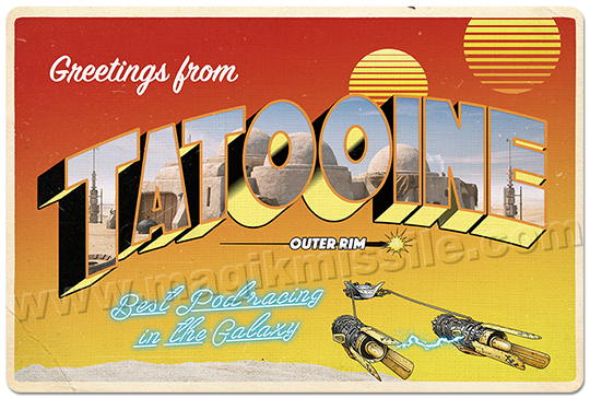Greetings from Tattooine sign